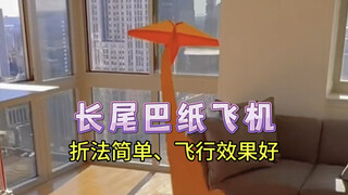 这么仙的长尾巴纸飞机，你也快来试试吧！