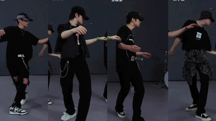 เปรียบเทียบกลุ่มเต้นรำสามรุ่น TF "ควัน" ช็อตตรง