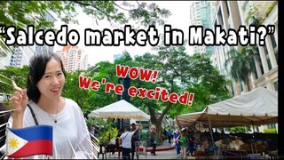 [🇵🇭🇰🇷]Awesome market in Makati! Salcedo Saturday Market!!