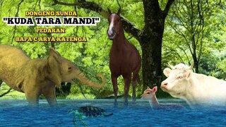 Pelajaran Bahasa Sunda|Dongeng Sunda Fabel"Kuda Tara Mandi"Pedaran Bapa C.Arya katenga