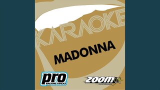 Crazy For You (In The Style Of 'Madonna')