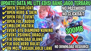 Data ML Lite Full Event 300Mb Patch 515 Diamond Kuning | ML Lite | Cara Mengatasi Lag & Patah Patah