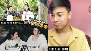 【BJYX】Wang Yibo's struggle for Xiao Zhan | REACTION | The Untamed Moments