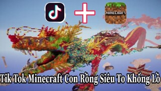 #59 Tik Tok Minecraft - Những Công Trình Siêu To Khổng Lồ Trong Minecraft