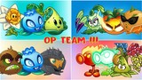 Finding OP Team part 14 | 4 Super Plants Team vs 5 Zombie Team | PVZ2 MK