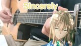 指弹吉他-紫罗兰永恒花园OP《Sincerely》