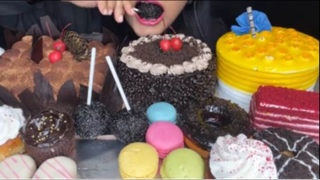 ASMR bánh kem chocolate#amthuc #monngon