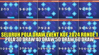 SELURUH POLA DRAW EVENT KOF BINGO 2024 RONDE 1! POLA 30 DRAW 40 DRAW 50 DRAW 60 DRAW MOBILE LEGENDS