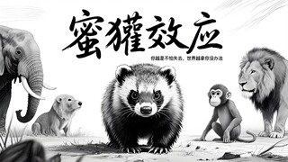 心理学上有个词叫：蜜獾效应｜你越是不怕失去，世界越拿你没办法