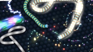 Slither.io 1 Hacker Troll Snake vs Giant Snakes Epic Slitherio Gameplay 10