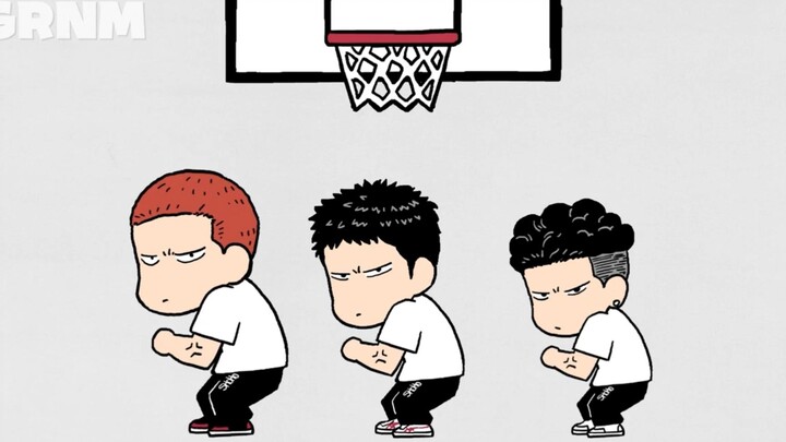 《 Slam Dunk 》 Hoạt hình SD trường trung học Sanno Kou (2) của grinemo