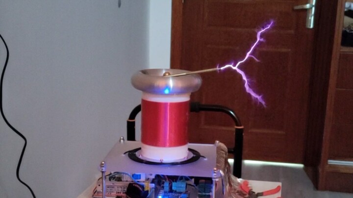 A Certain Magical Index III OP, played on a Tesla coil