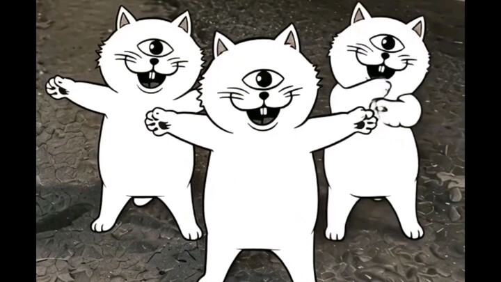 Three characters from “Chainsaw Man” are dancing
