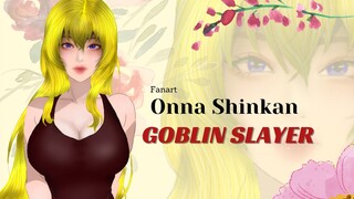 FANART ONNA SHINKAN FROM GOBLIN SLAYER