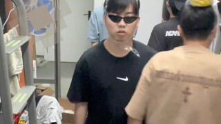 Don't look down, or your pineapple will fall and people will laugh.