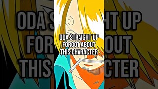 Oda Forgot a Crucial Character- MASSJVE MISTAKE #onepiece #sanji