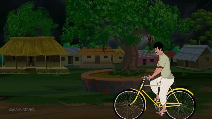 ভূতের গল্প।#horror cartoon