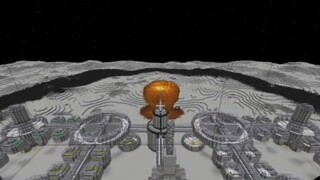 Minecraft：逃到月球了，逃不出朋友魔爪!