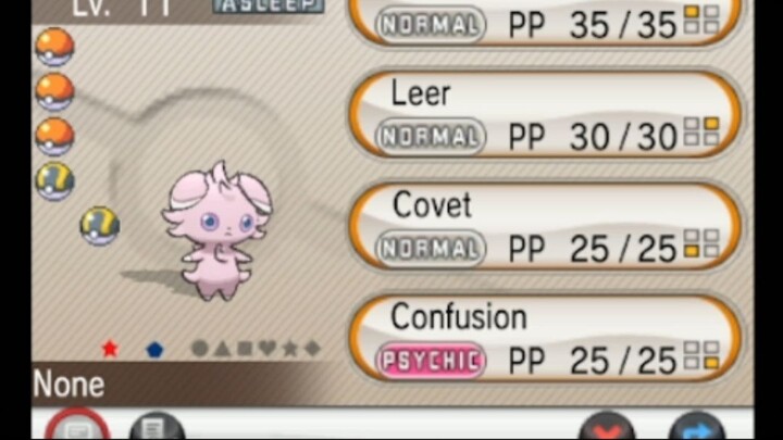 Espurr shiny Pokemon Y