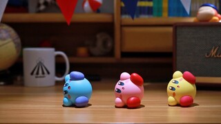 [Kirby of the Stars] Stop Motion Animation丨The Kirbys who dance happily after customs clearance [Ani