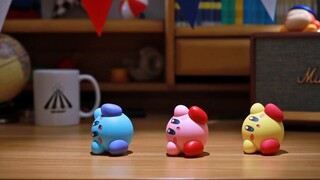 [Kirby of the Stars] Stop Motion Animation丨The Kirbys yang menari dengan gembira setelah bea cukai [