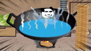 I used to stew myself in an iron pot.