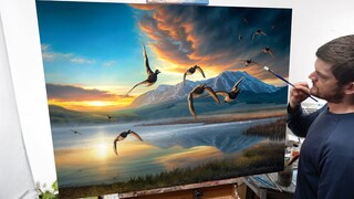 Landscape Painting Time-lapse | "Nothing Like It"