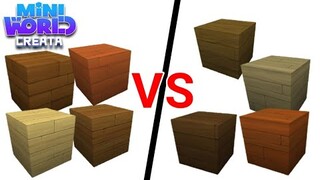 Loại gỗ nào chịu lửa tốt nhất | Which wood is the most durable? | mini world