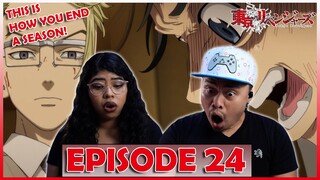 THIS ENDING JUST HYPED US UP! "A Cry baby" Tokyo Revengers Episode 24 Reaction