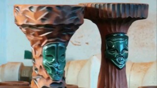 看出来小姐姐的泥捏成品很精致