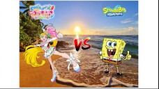 Cure Summer VS SpongeBob (Tropical-Rouge Precure VS SpongeBob SquarePants / Remake)