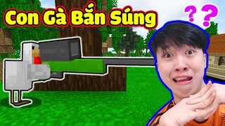 Con Gà Biết Bắn Súng Luôn Nè 🔫 VINH TIẾN HÓA TẤT CẢ ĐỘNG VẬT TRONG MINECRAFT* Sợ Quá Trời Rồi Haha