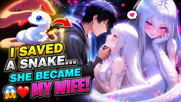 I Saved a Snake... 🔥She Became My Wife!" 😱❤️ ||Anime Recap in Hindi|| Anime/Manhwa Story Explained