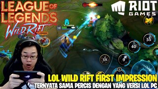 AKHIRNYA BISA COBA LOL WILD RIFT ALPHA TEST - APAKAH BISA NGALAHIN MOBA² SEBELAH⁉️ LEAGUE of LEGENDS