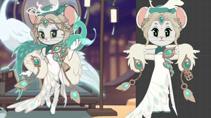 这么好看的霜月建模终于被我做出来啦！