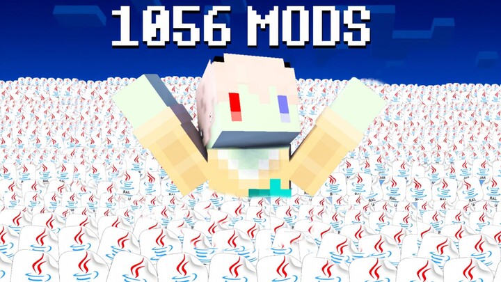 The largest modpack in history: 1,056 mods—just opening it takes an hour! Minecraft