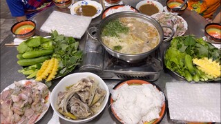 Sẵn Còn Mắm Nêm Làm Con Cá Tra Bè Siêu To Nhúng Giấm Ngon Hết Sảy |Atml&family T308