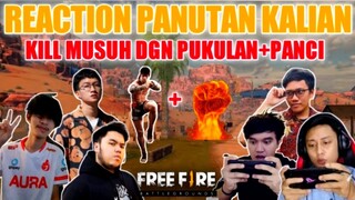 REAKSI YOUTUBER FF KILL DENGAN TINJU KLA!!FRONTAL|CEPCILL|DYLAND PROS|OBBYPHY|RENDY RANGERS|DAFFA 25