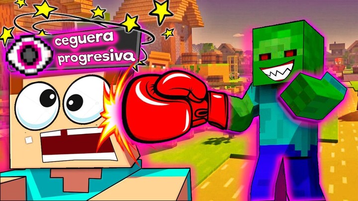 Minecraft pero si me golpean quedo ciego