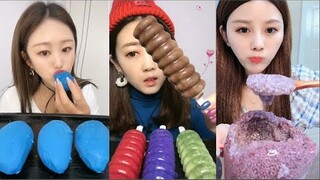 [ASMR] THÁNH ĂN ĐÁ| Ăn Đá lạnh, chocola đông lạnh đa màu sắc| Ice Eating MUKBANG SATİSFYİNG#82