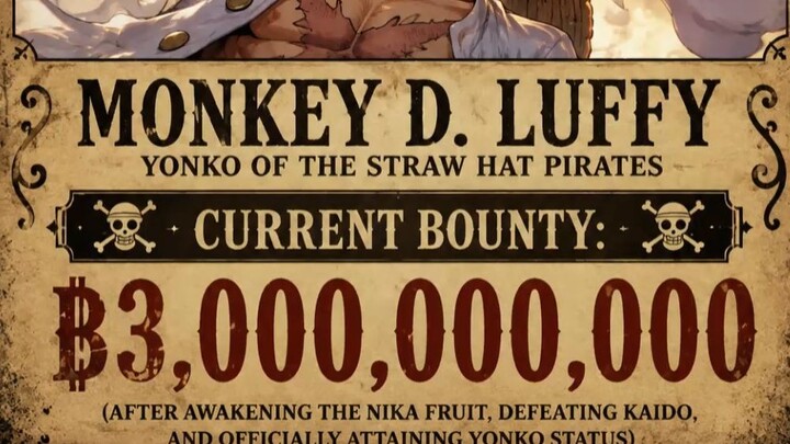 Monkey D. Luffy Bounty