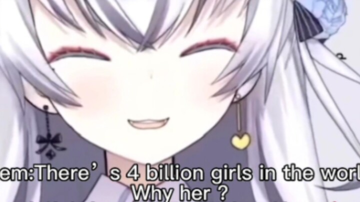 Why did I choose her among 4 billion girls😍