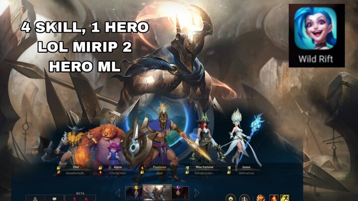 "League of Legends WILD RIFT" Yang Bosen Main ML bisa main ini