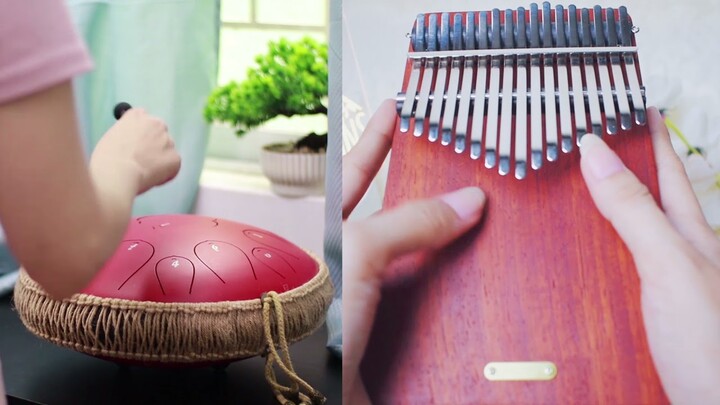 Waymaker :Kalimba and tongue drum music instrumental collaboration (Nina and Robin)