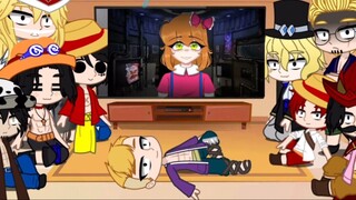 One Piece react to missing children + Elizabeth memes