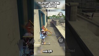 TELEPORT BERUJUNG DEPAN MUSUH  #freefire #shorts