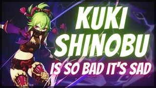 Kuki Shinobu Will be one of the Worst Characters Released - GENSHIN IMPACT