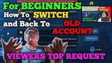 How to Change from Smurf to Old Account.  and Tips Tagalog tutorial