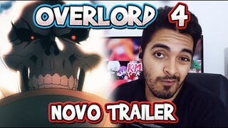 REACT TRAILER OVERLORD 4 TEMPORADA E DATA DE LANÇAMENTO - O TODO PODEROSO VOLTOU!