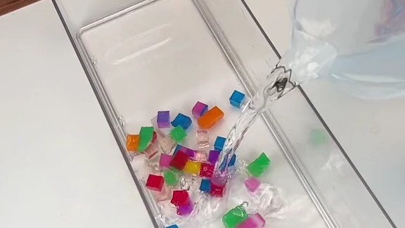 泡了水晶宝宝全家明天来看成果吧